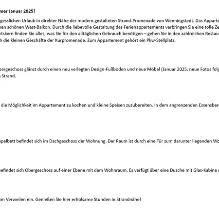 Min Droom - Strandstr 20, App 6 Appartement